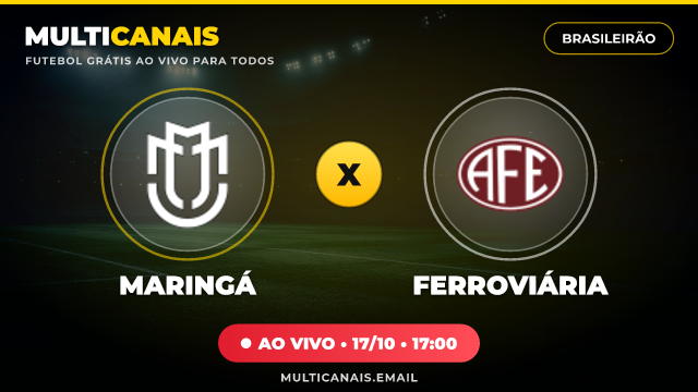Banner Maringá x Ferroviária