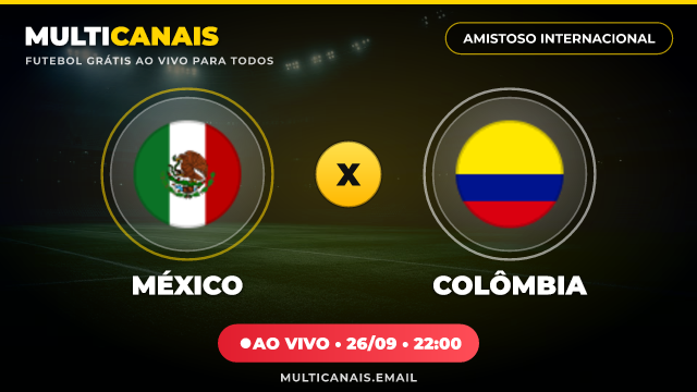 Banner México x Colômbia