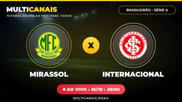 Banner Mirassol x Internacional