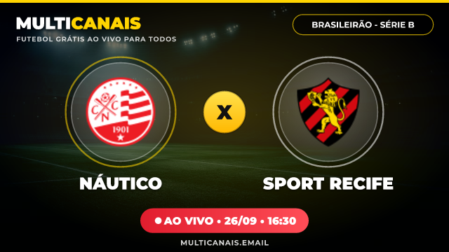 Banner Náutico x Sport Recife
