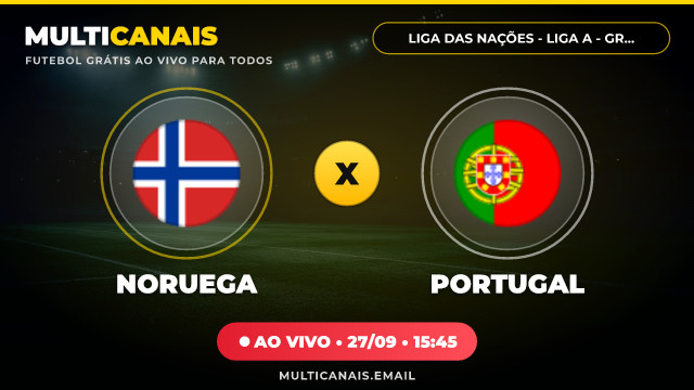 Banner Noruega x Portugal