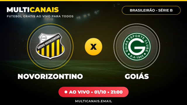Banner Novorizontino x Goiás
