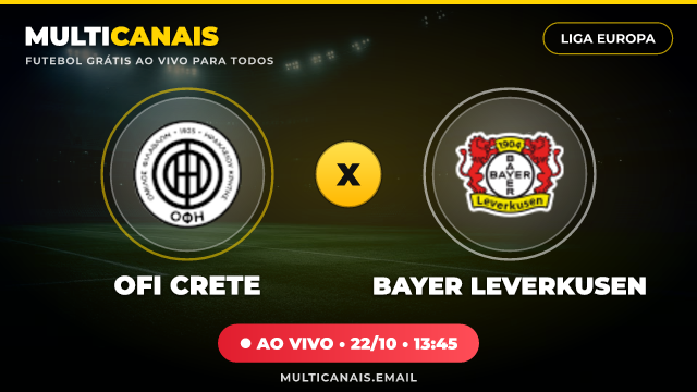 Banner OFI Crete x Bayer Leverkusen