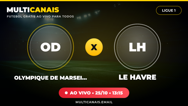 Banner Olympique de Marseille x Le Havre