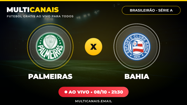 Banner Palmeiras x Bahia