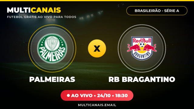 Banner Palmeiras x RB Bragantino