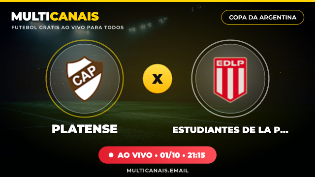 Banner Platense x Estudiantes de La Plata