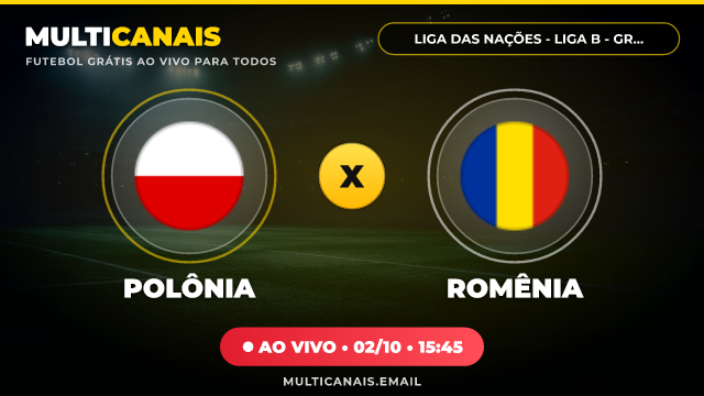 Banner Polônia x Romênia