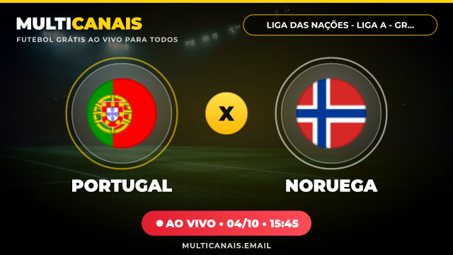 Banner Portugal x Noruega