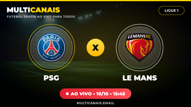 Banner PSG x Le Mans