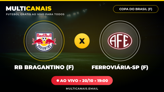 Banner RB Bragantino (F) x Ferroviária-SP (F)