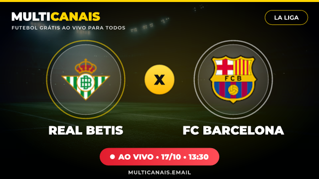 Banner Real Betis x FC Barcelona