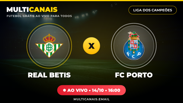 Banner Real Betis x FC Porto