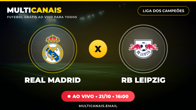 Banner Real Madrid x RB Leipzig