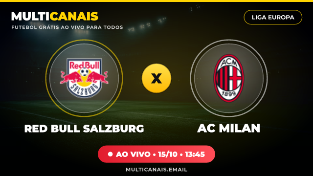 Banner Red Bull Salzburg x AC Milan