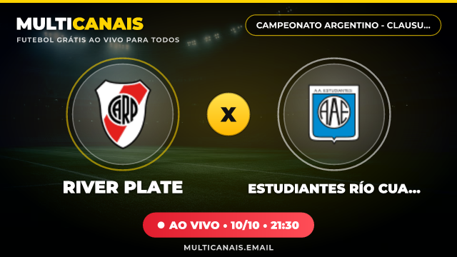 Banner River Plate x Estudiantes Río Cuarto