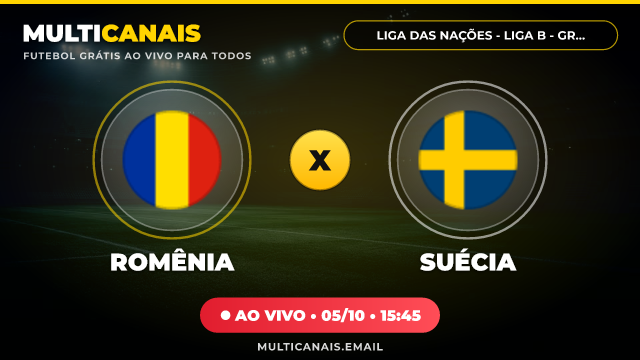 Banner Romênia x Suécia