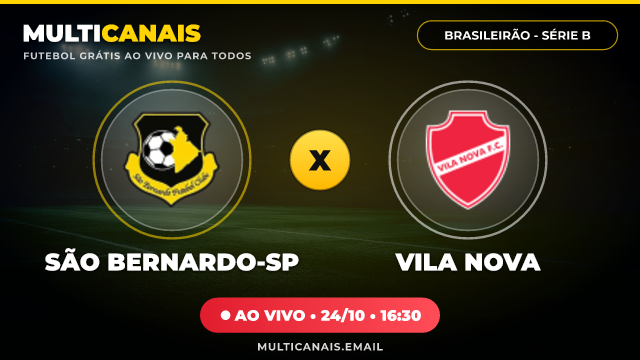Banner São Bernardo-SP x Vila Nova
