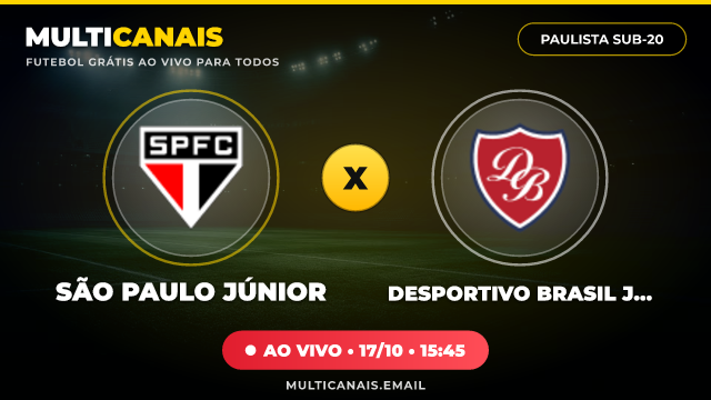 Banner São Paulo Júnior x Desportivo Brasil Júnior