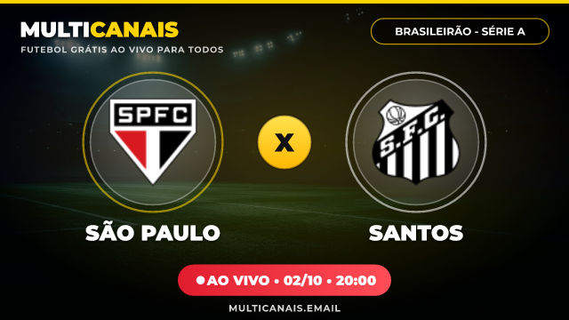 Banner São Paulo x Santos