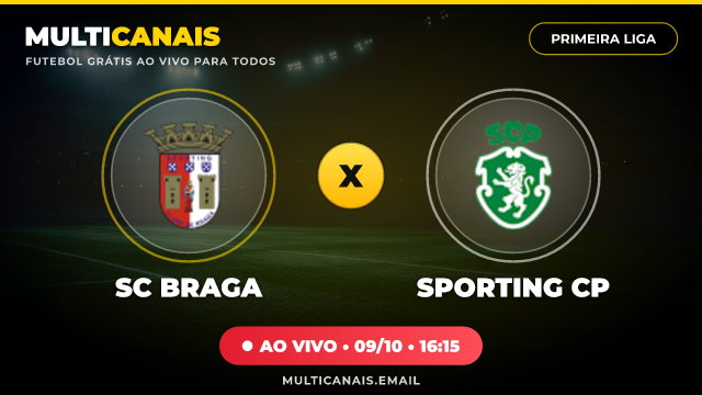 Banner SC Braga x Sporting CP