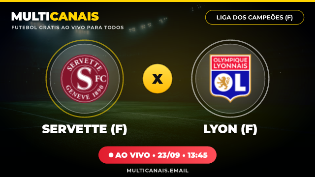 Banner Servette (F) x Lyon (F)