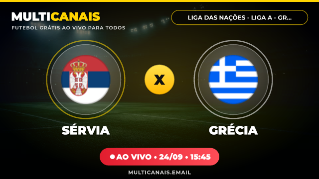 Banner Sérvia x Grécia