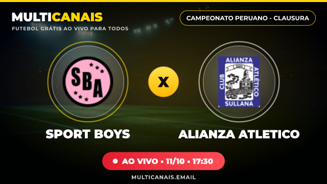 Banner Sport Boys x Alianza Atletico