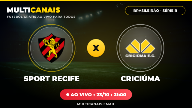 Banner Sport Recife x Criciúma