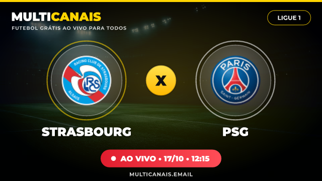 Banner Strasbourg x PSG