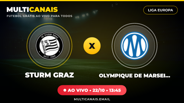 Banner Sturm Graz x Olympique de Marseille