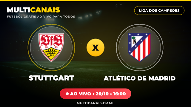 Banner Stuttgart x Atlético de Madrid