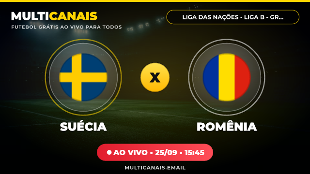 Banner Suécia x Romênia