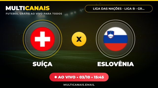 Banner Suíça x Eslovênia