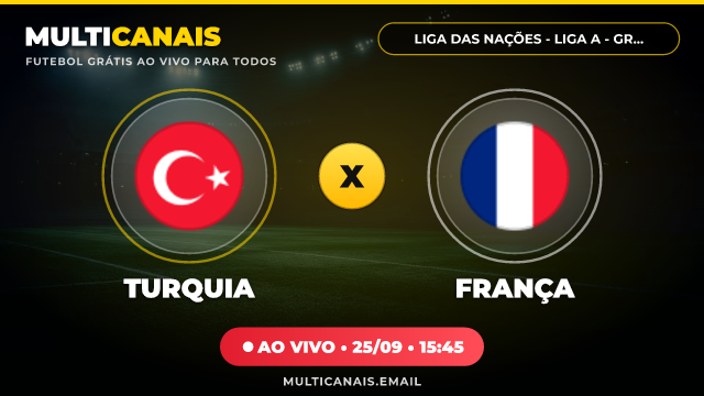 Banner Turquia x França