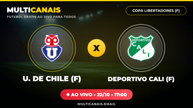 Banner U. de Chile (F) x Deportivo Cali (F)