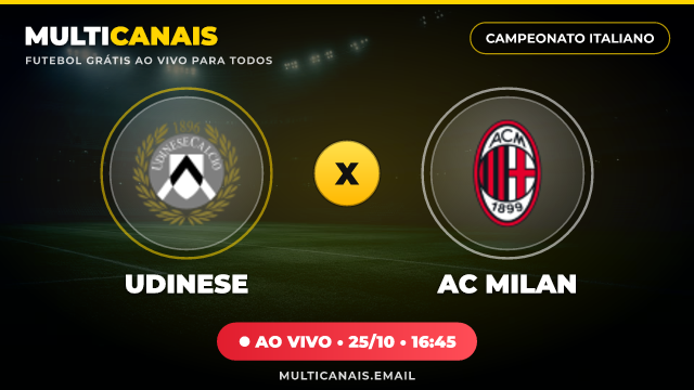 Banner Udinese x AC Milan