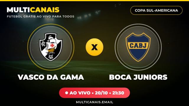 Banner Vasco da Gama x Boca Juniors