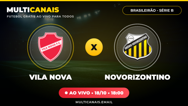 Banner Vila Nova x Novorizontino