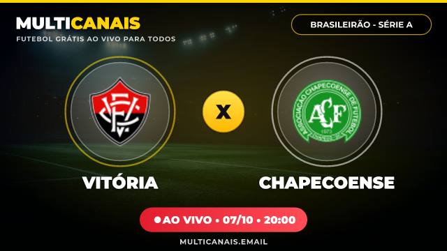 Banner Vitória x Chapecoense