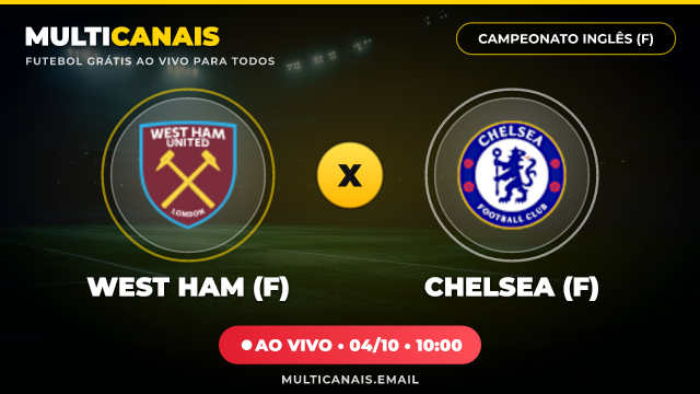 Banner West Ham (F) x Chelsea (F)