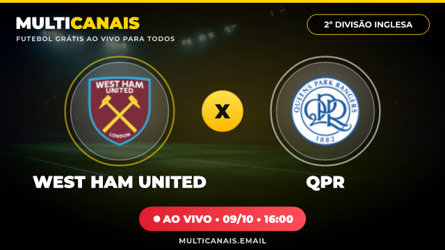 Banner West Ham United x QPR