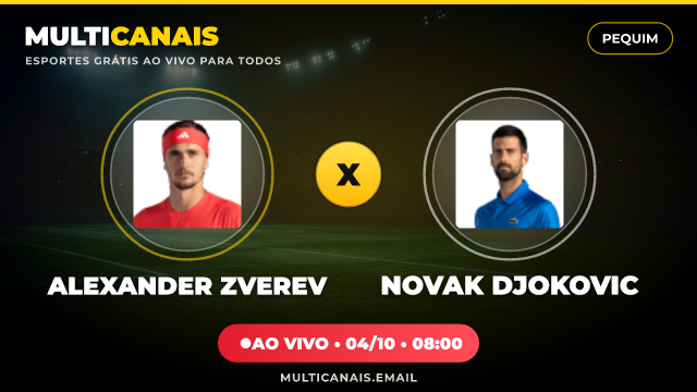 Banner Alexander Zverev x Novak Djokovic