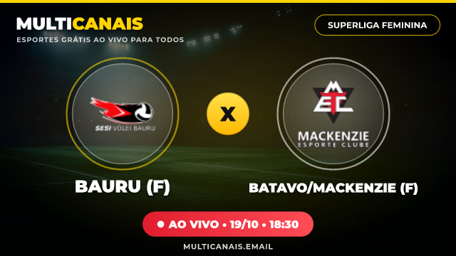 Banner Bauru (F) x Batavo/Mackenzie (F)