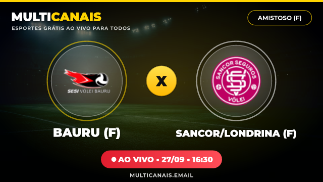 Banner Bauru (F) x Sancor/Londrina (F)