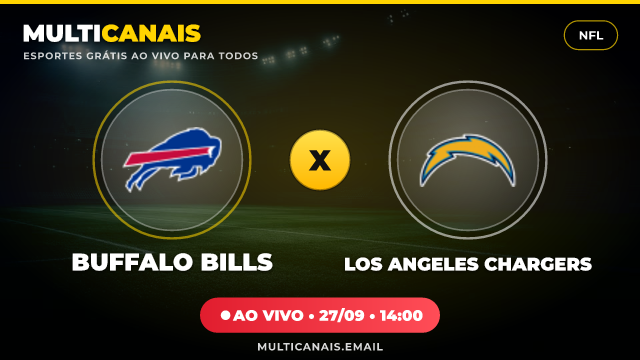 Banner Buffalo Bills x Los Angeles Chargers