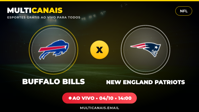 Banner Buffalo Bills x New England Patriots