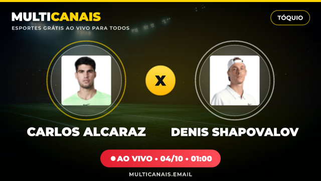 Banner Carlos Alcaraz x Denis Shapovalov
