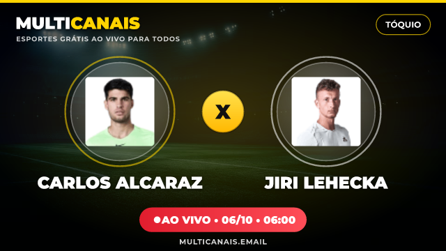 Banner Carlos Alcaraz x Jiri Lehecka