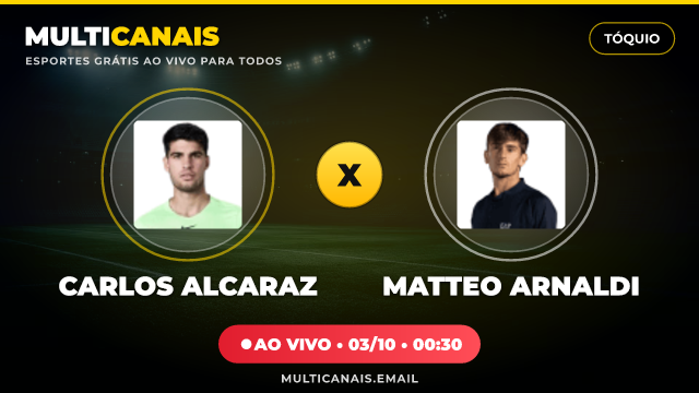 Banner Carlos Alcaraz x Matteo Arnaldi